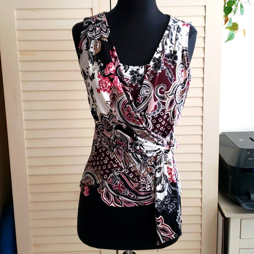 White House Black Market sleeveless blouse